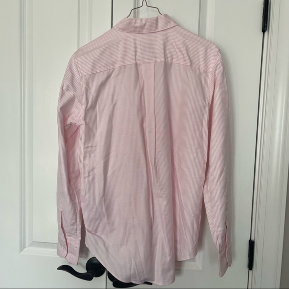 Pink pin stripe Brooks Brothers size 10 women’s button down GREAT CONDITION - Picture 4 of 7